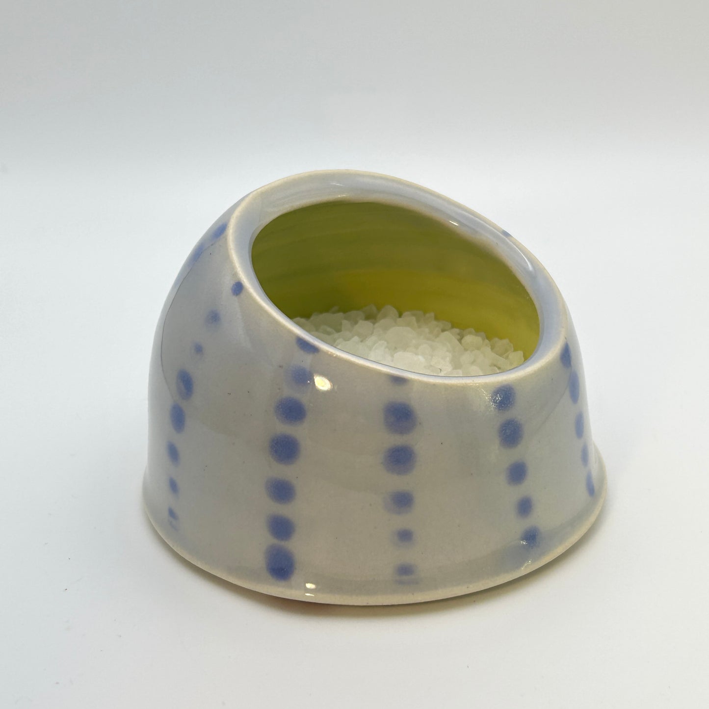 Kerry Steinberg Dots and Flowers Salt Cellar