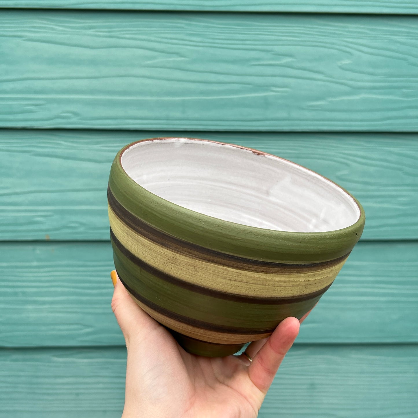 Hank Carlton Striped Bowl