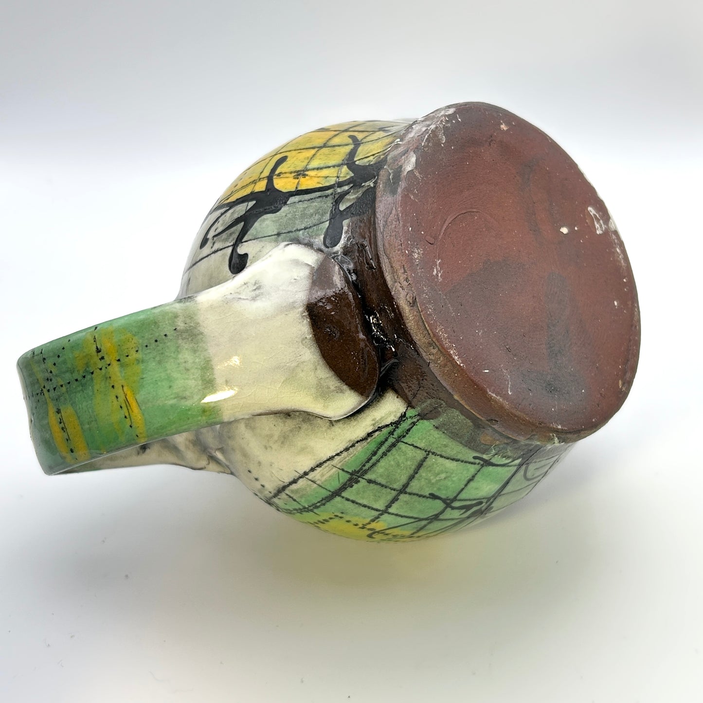 Brandon Bishop Green and Gold Pouring Bottle