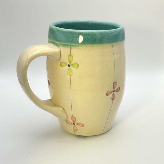 Kerry Steinberg Rainbow Flower Mug