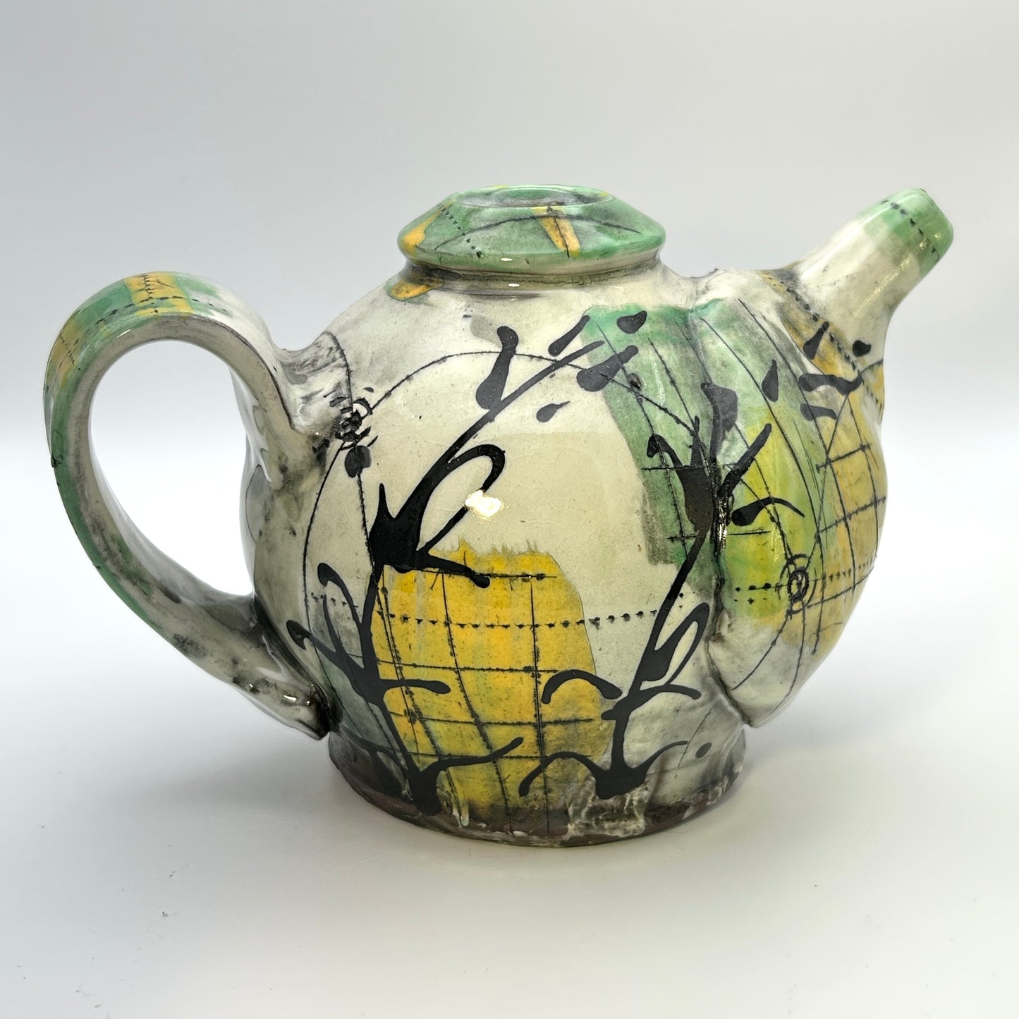 Brandon Bishop Green and Gold Pouring Bottle