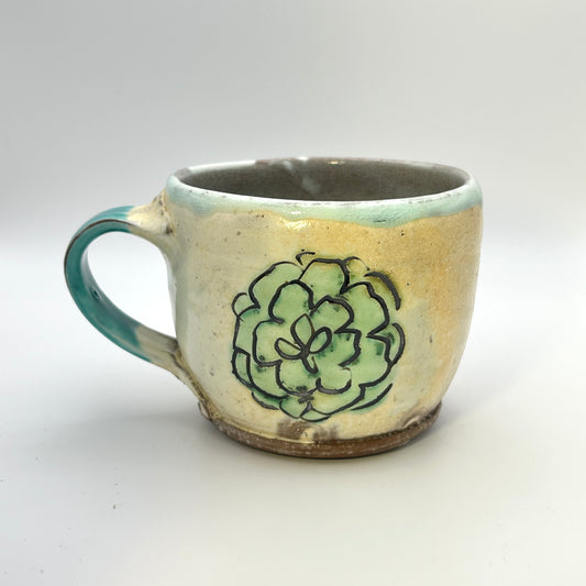 Maria Dondero Blue Flower Mug