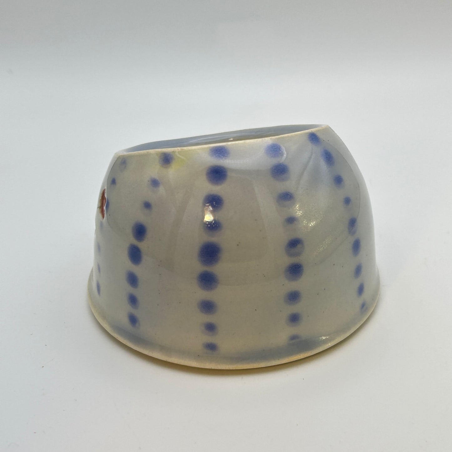 Kerry Steinberg Dots and Flowers Salt Cellar