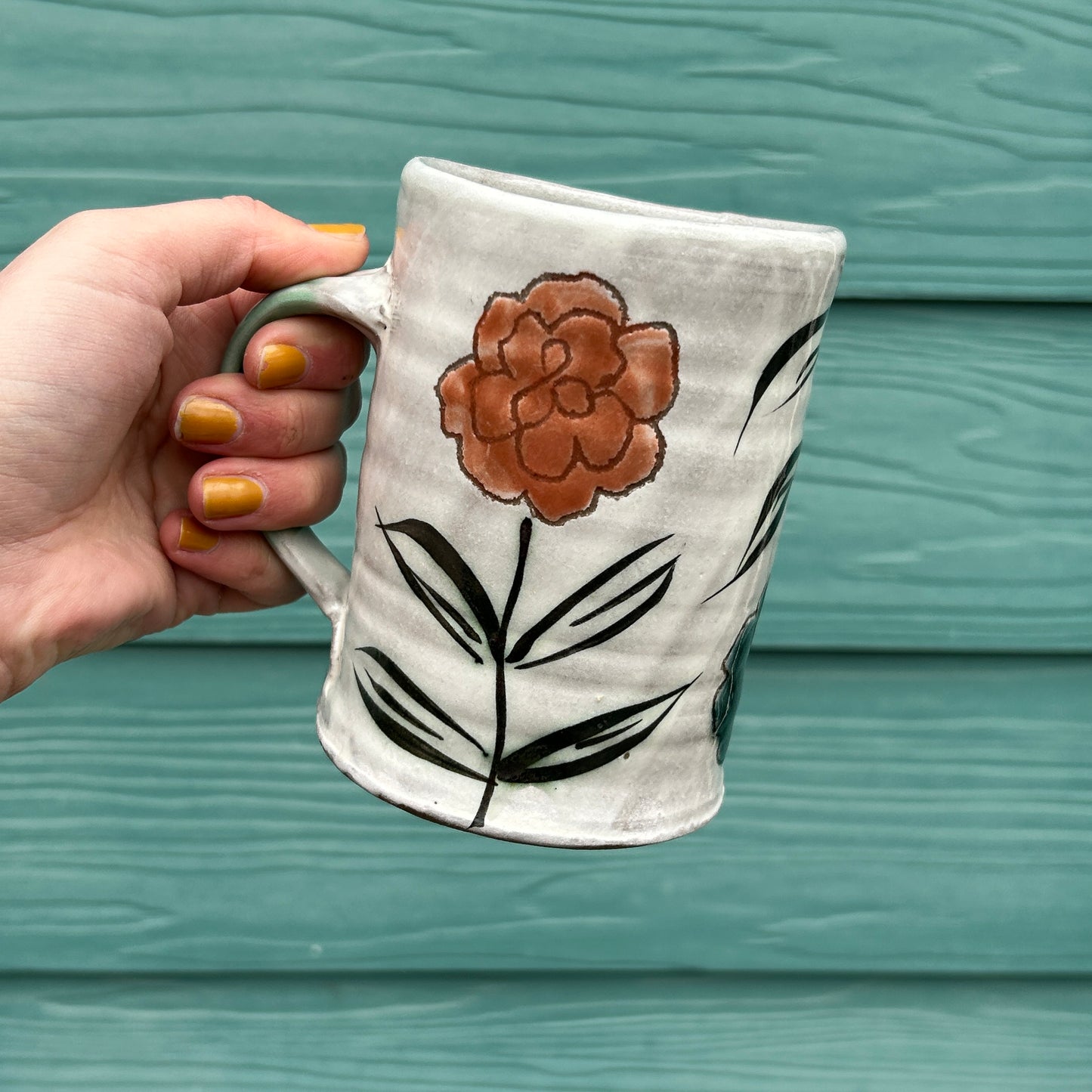 Maria Dondero 3 Flower Big Mug